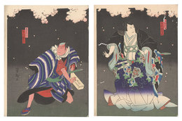 芝居絵　Scene from a Kabuki Play