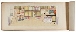 舞台装置原画　Illustrations for stage settings