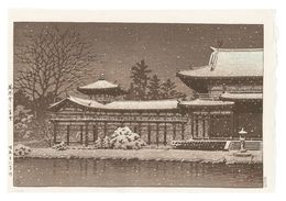 鳳凰堂の暮雪　Twilight Snow at the Phoenix Hall
