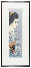 舞妓十二ケ月　葉月　朝顔　Twelve Months of Maiko / August: Morning Glory 