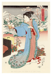 美人東海道　赤坂宿【復刻版】　Tokaido Beauties / Akasaka【Reproduction】