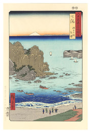 六十余州名所図会　下総 銚子の浜 外浦【復刻版】　Famous Places in the Sixty-odd Provinces / Shimosa Province: Choshi Beach, Toura 【Reproduction】