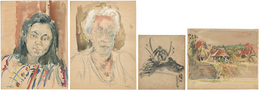自筆画　Paintings