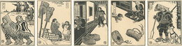 秋田民俗絵詞　第一輯　被物と履物より　Akita Minzoku Ekotoba / Volume 1: Shoes and Clothings