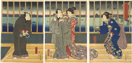 春霞朝のきぬぎぬ　Kabuki Actors