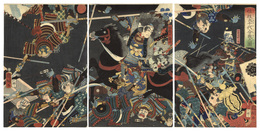佐枝犬千代合戦之図　The Battle of Saeda Inuchiyo