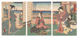 七小町吾妻風俗　あふむ　Seven Komachi in Eastern Customs / Parrot Komachi