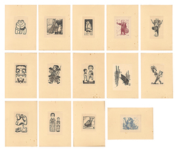 単色版画　Monochrome prints