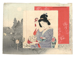 木版口絵　Kuchi-e Print