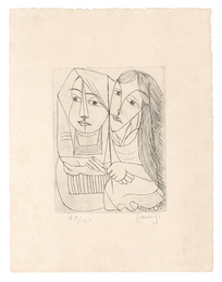 座っている二人のメキシコ女　Two Mexican Women Sitting