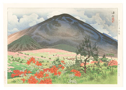 信濃十景　つつじヶ原初夏　Ten Views of Shinano / Tsutsujigahara in Early Summer