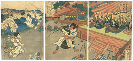 金毘羅御利生記　Kabuki Print : Konpira Gorishoki