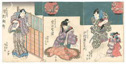 芝居絵　Scene from a Kabuki Play