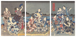 隅田乃蛍狩　Catching Fireflies by the Sumida River