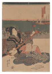 江都名所内　高なわ　Famous Places in Edo / Takanawa