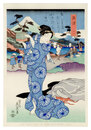 美人東海道　奥津【復刻版】　Tokaido Beauties / Okitsu【Reproduction】
