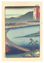 六十余州名所図会　越中 冨山 船橋【復刻版】　Famous Places in the Sixty-odd Provinces / Ecchu Province: Toyama, Pontoon 【Reproduction】