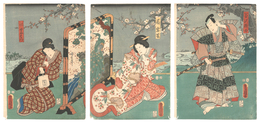 芝居絵　Scene from a Kabuki Play