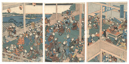 子供音曲さらいの図　Children Learning Music