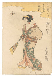 四季折々手向の風流　子もり　Shiki oriori tamuke no furyu / Baby Minder