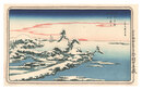 東都名所　洲崎雪之初日 【復刻版】　Famous Places in the Eastern Capital / Snow on New Year's Day at Susaki 【Reproduction】
