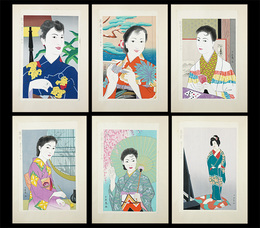 女姿十二ヵ月 乾　Japanese Girls Month by Month : Part.1(December to May)
