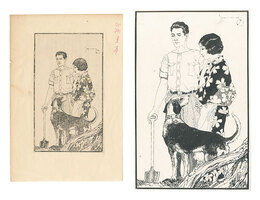 自筆画稿　Illustration