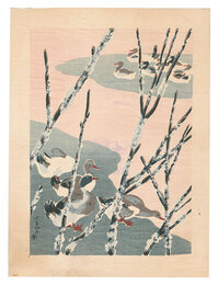 初冬の水辺　Early Winter Water Scene