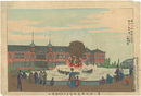 第二回内勧業博覧会内美術館噴水　Fountain in Art Museum at the Second Domestic Industrial Exhibition.