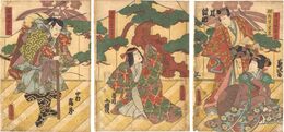 芝居絵　A Scene from a Kabuki Play