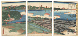 武州神奈川横浜之風景　View of Yokohama, Kanagawa in Musashi Province