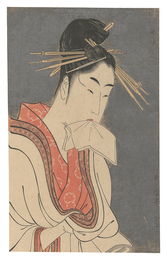 美人気量競　鶏舌楼雛鶴【復刻版】　Comparing the Charms of Beauties / Hinazuru of the Keizetsu-ro【Reproduction】