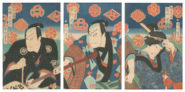 音揃成両勘大寄　Kabuki Play: Koe mo Sorou Ryoza no Oyose