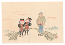 子供獅子（仮題）　Children Dressed as Lion Dancers (tentative title)