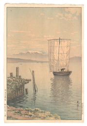 比良の暮色　Hira at Dusk