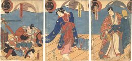 芝居絵　A Scene from a Kabuki Play