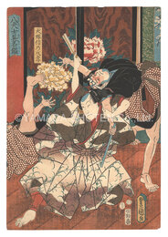 八犬士英名鑑　犬塚信乃戌孝　Mirror of Valor of the Eight Dog Heroes / Inuzuka Shino Moritaka