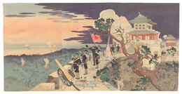 第ニ軍金州城占領之図　The Second Army's Occupation of Jinzhoucheng