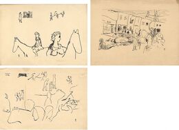 自筆画稿　Sketches