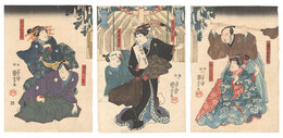 芝居絵　Scene from a Kabuki Play
