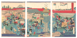 東京九段坂上招魂社之図　The Shokon Shrine on Kudanzaka Hill in Tokyo