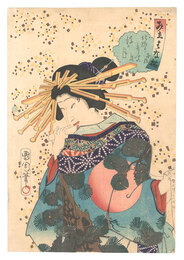 み立はな揃　■の月　Collection of Matches for Flowers / Moon of 