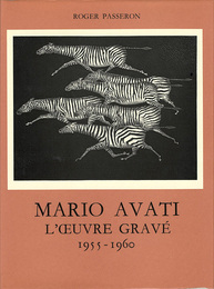 （仏）マリオ・アヴァチ版画レゾネ1955-1960　MARIO AVATI L’OEUVRE GRAVE 1955-1960
