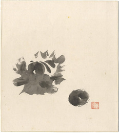 自筆色紙　Shikishi