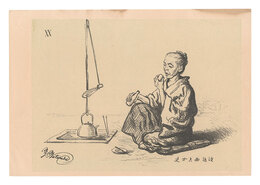 大日本帝国古今風俗寸陰漫稿　XX　Japanese Types / No. 20