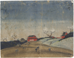 泥絵　上野　Doro-e : Ueno