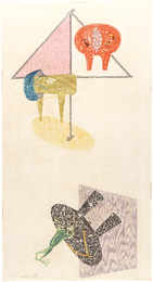 下駄にカエル　Frog and Clogs