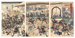 忠臣蔵夜討図　The Night Attack in Chushingura
