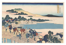 諸国名橋奇覧　ゑちぜんふくゐの橋【復刻版】　Remarkable Views of Bridges in Various Provinces / Fukui Bridge in Echizen Province【Reproduction】