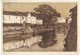 大阪風景　永代濱　Sight in Osaka / Eidaihama